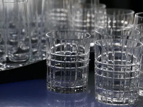 Crystal-Clear Water Tumbler Set of 6 — Glassware at Kitchen Kraft, Vadodara