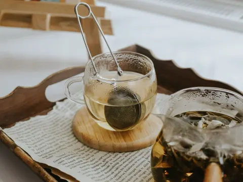 Heat-Resistant Glass Teacup Set of 6 — Glassware at Kitchen Kraft, Vadodara