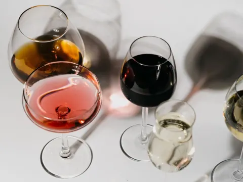 Stemmed Wine Glass Set of 6 — Glassware at Kitchen Kraft, Vadodara