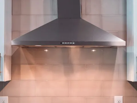 Wall-Mounted Pyramid Chimney 90 cm — Chimneys at Kitchen Kraft, Vadodara